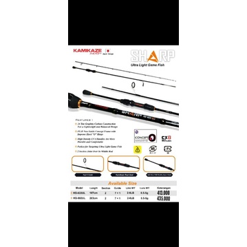 joran UL kamikaze Sharp 2-6 lb 682 (203 cm)