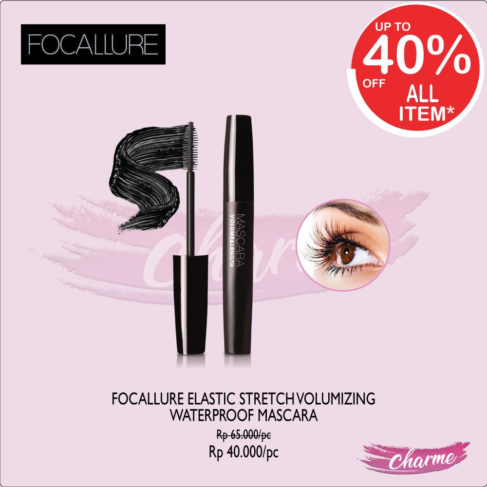(READY & ORI!) Focallure Volume & Length Waterproof Mascara Maskara FA11 FA 11