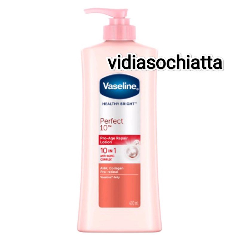 Vaseline healthy White perfect 10 400ml