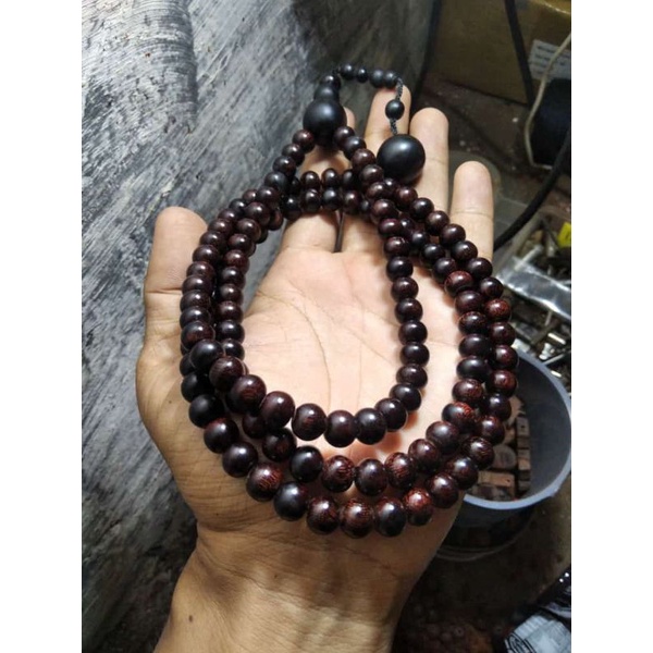 Tasbih 99 Premium GALIH ASEM GANDUL NGURAK SUPER hitam 8mm 10mm | ready gaharu nagasari tritunggal d