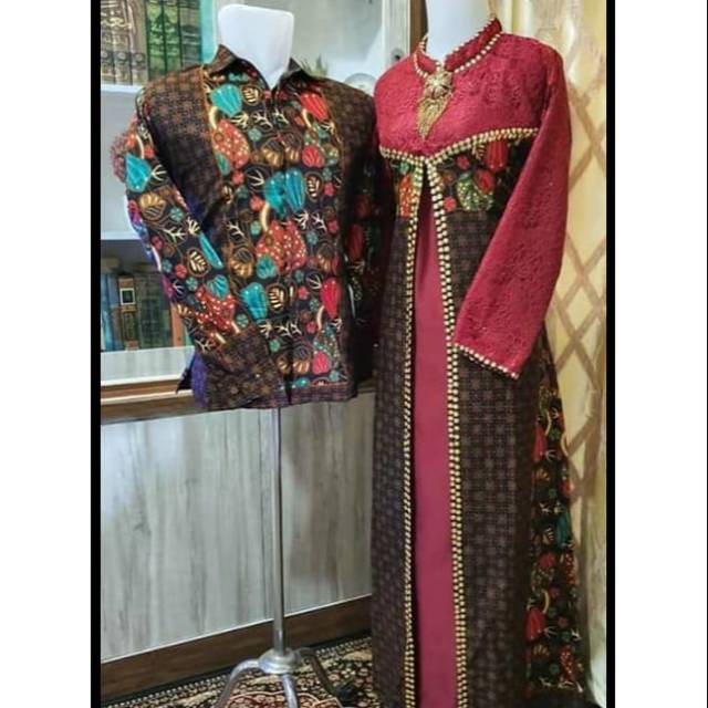 Batik couple palembang