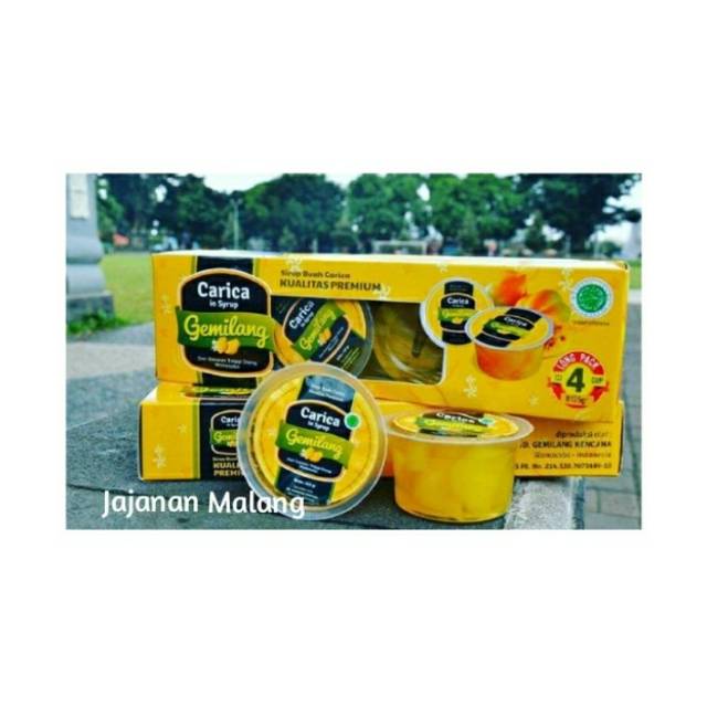 Carica In Syrup Gemilang - Manisan Buah Carica 4cup