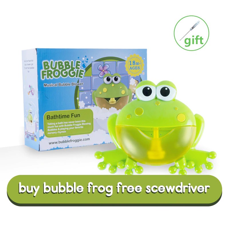 bubble frog for bath
