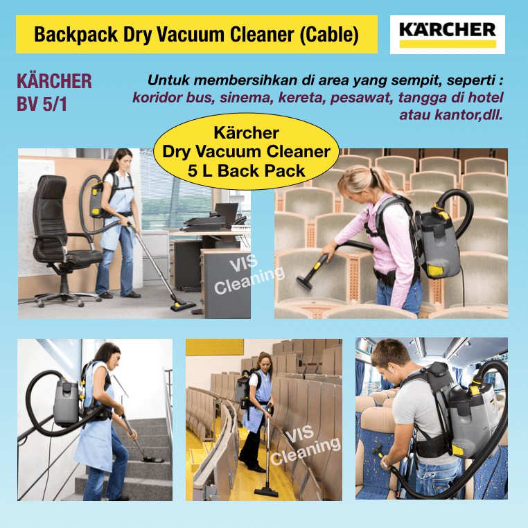 Dry Vacuum Cleaner Karcher BV 5/1 (Backpack)