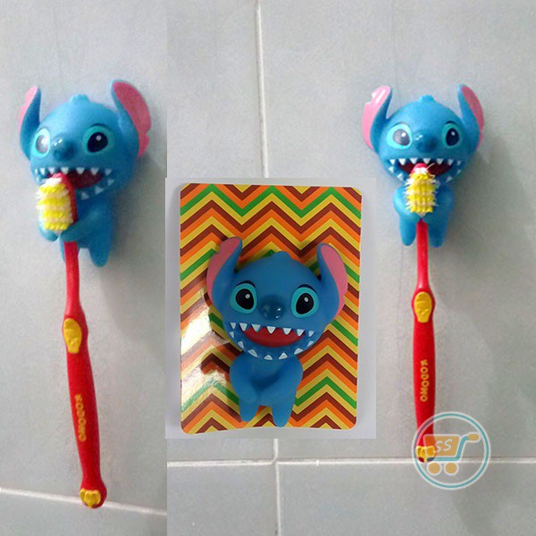 Toko Grosir Obral Tooth Holder Stitch Cute Body Sikat Gigi Wadah Tempat Higienis Sale Cuci Gudang Murah y3bVXc38GkZ0
