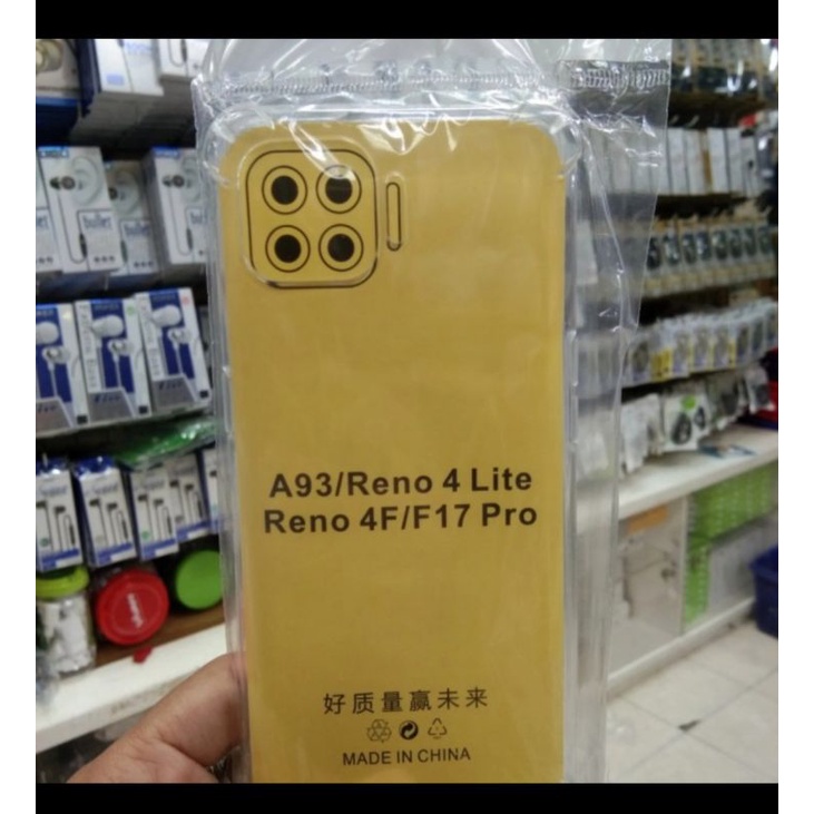 SoftCrack JellyCase Anti Crack Bening For Oppo Reno 4F / A93 / F17 Pro / Reno 4 Lite