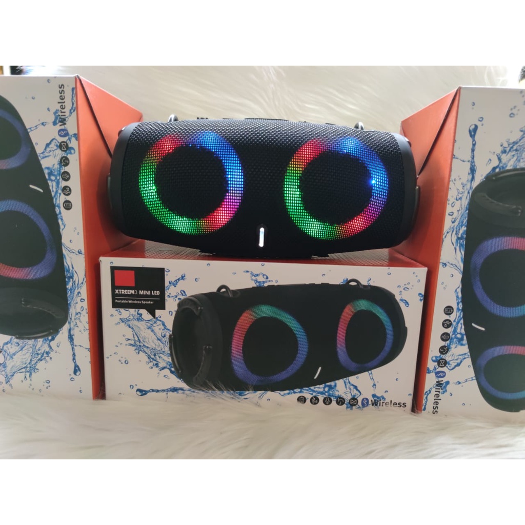 Xtreem3 Sub Woofer Bass Portabel, Speaker Keras Pemutar Musik BT