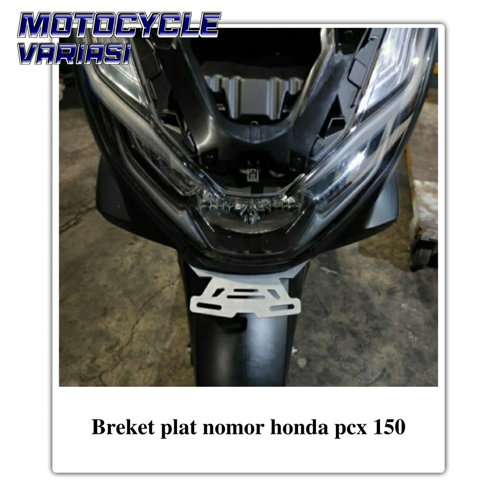 Breket plat nomor honda pcx 150