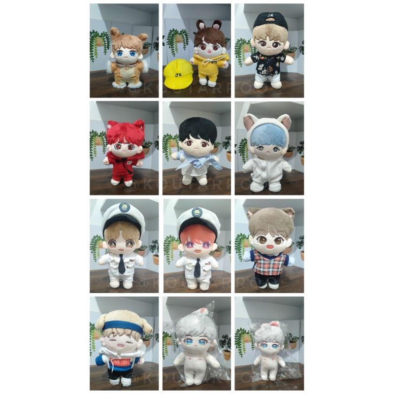 [READY STOCK] DOLL KPOP BTS JUNGKOOK JK JHOPE V TAEHYUNG SUGA YOONGI NCT JAEMIN SEVENTEEN