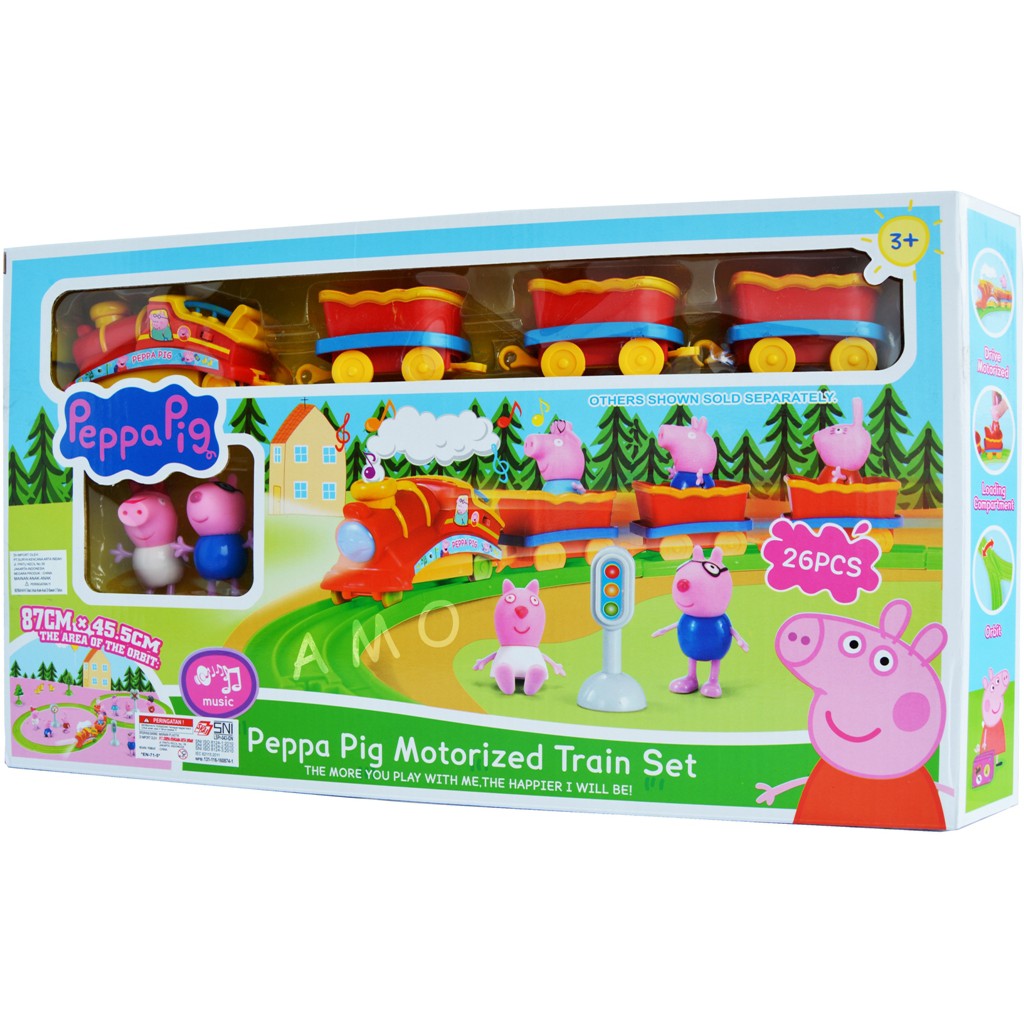 peppa pig train set