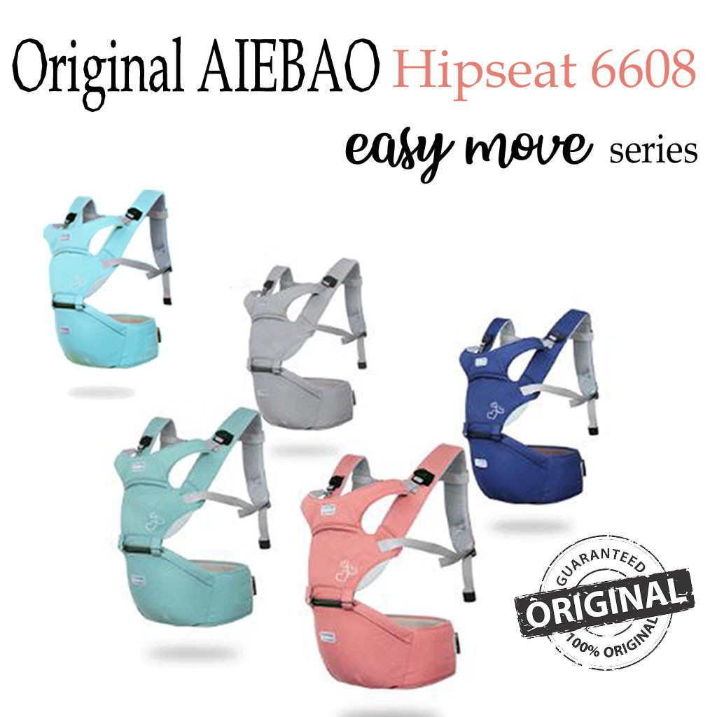 Original AIEBAO hipseat 6608 easy move series / HIPSEAT BABY CARRIER AIEBAO 6608