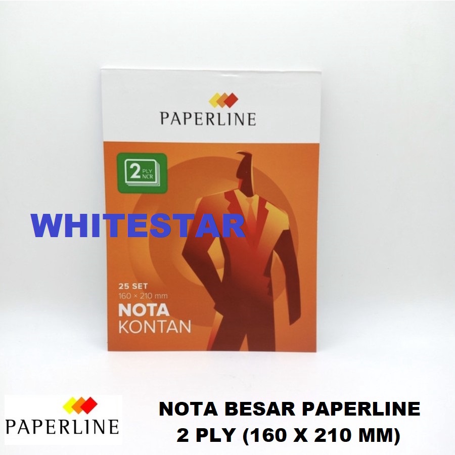 

nota kontan paperline besar 2 ply ncr - nk b2 (16x21 cm)