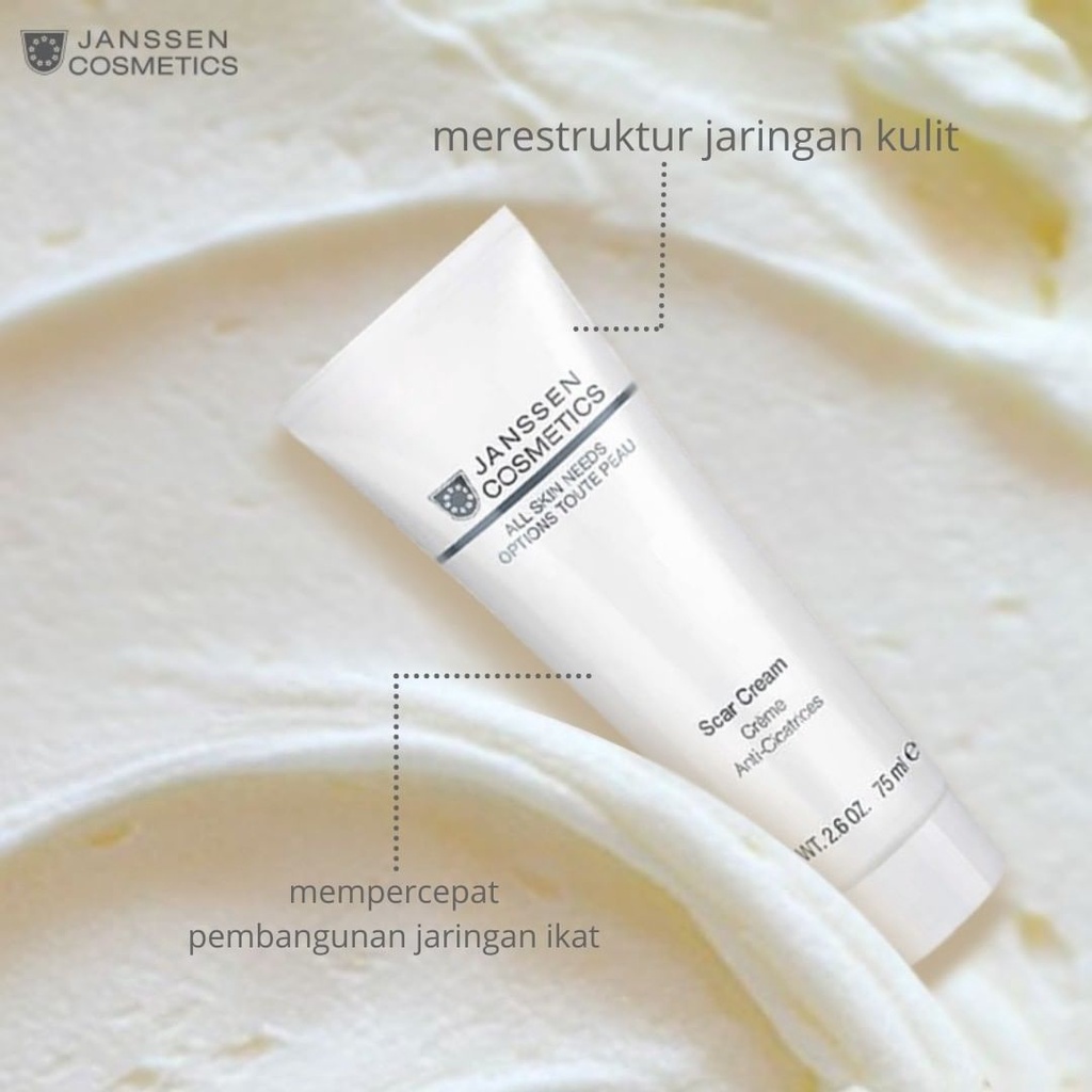 JANSSEN COSMETICS Scar Cream 75ml | Cream Penghilang Bekas Luka Parut / Bopeng