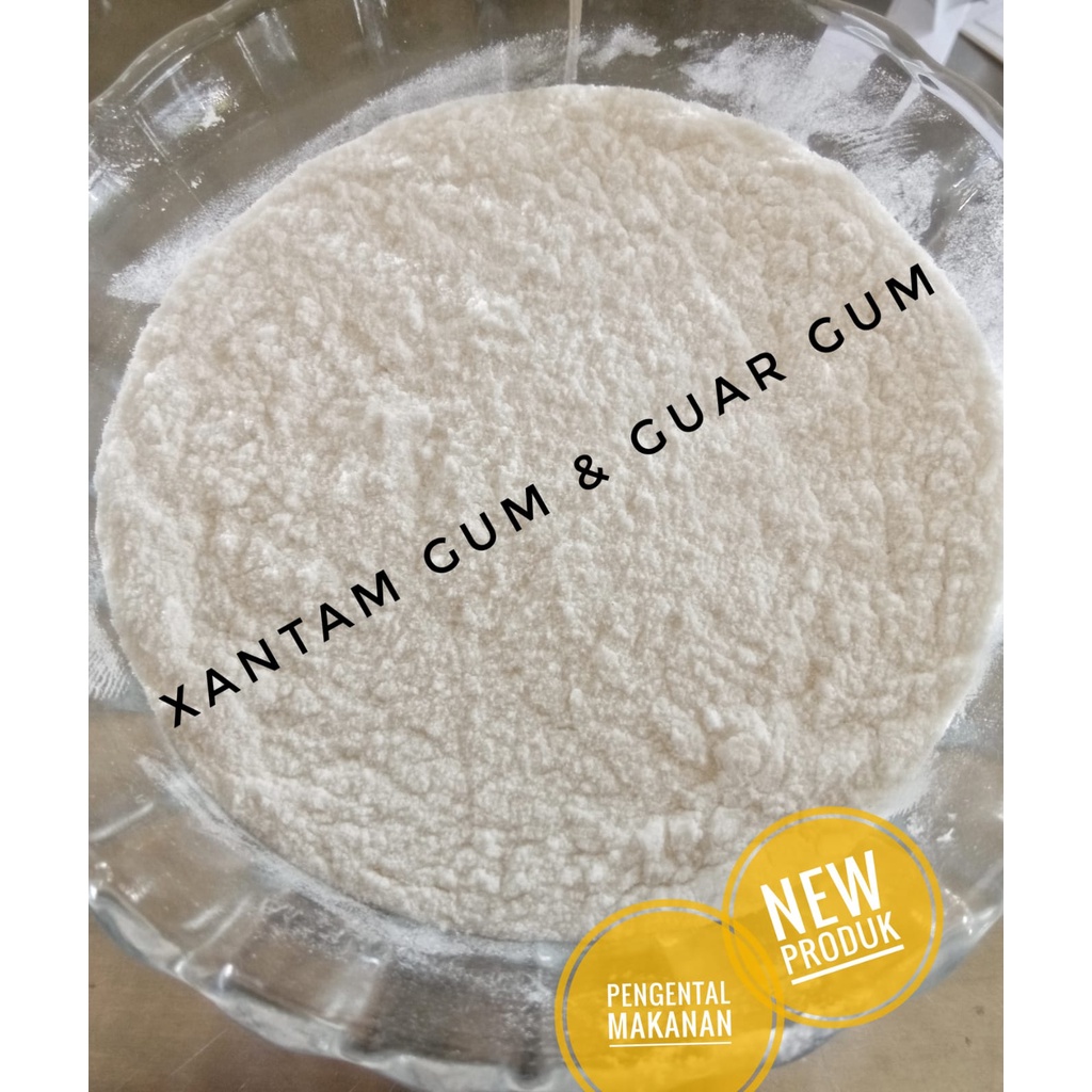 

XANTAN GUM & GUAR GUM FOOD GRADE / EMULSIFER PENGENTAL MAKANAN 100 GRAM