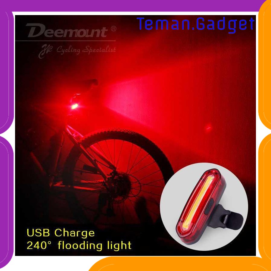 TG-IB223 DEEMOUNT LAMPU SEPEDA LED TAILLIGHT 120 LUMENS - DC-115