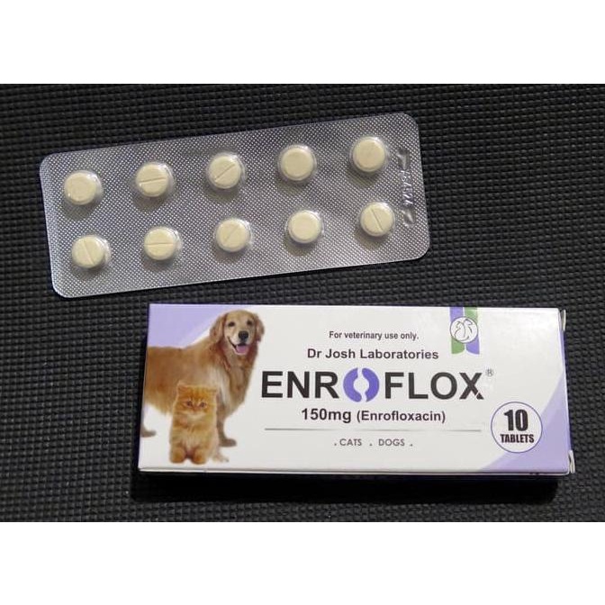 TERLARIS Obat Anjing Kucing Enroflox 10 Tablets 017043 Asli