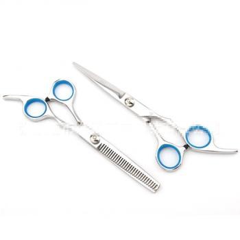 Gunting sasak rambut stainless barbershop panjang 6 Inch gunting cukur anti karat