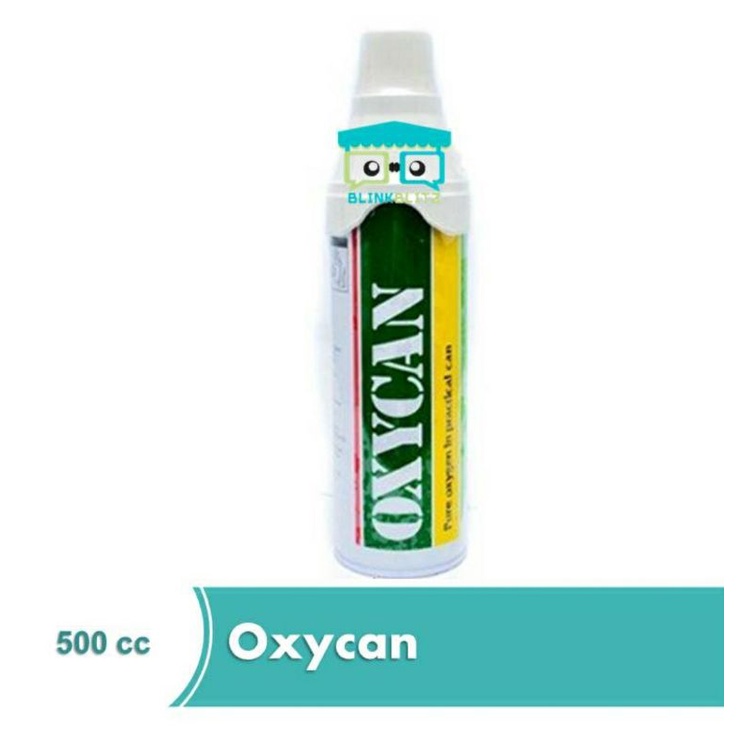 Oxycan Oxygen Oksigen 500cc Tabung Portable Alat Bantu Pernafasan Sesak Nafas Kaleng Khusus Jawa