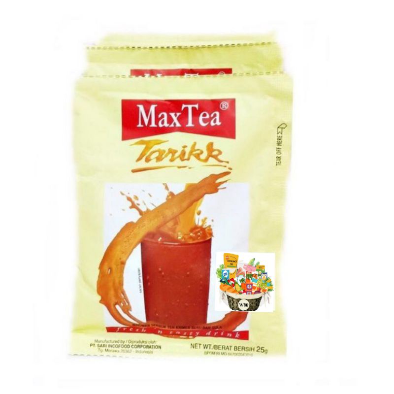 

MaxTea Teh Tarik Renceng isi 10 Sachet