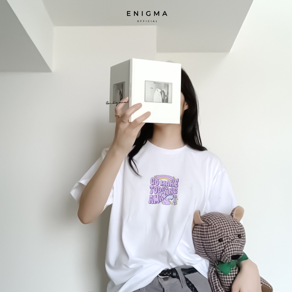 Atasan Wanita Kaos Lengan Pendek Terbaru Original Enigma Kaos Wanita Aesthetic atasan wanita premium ori