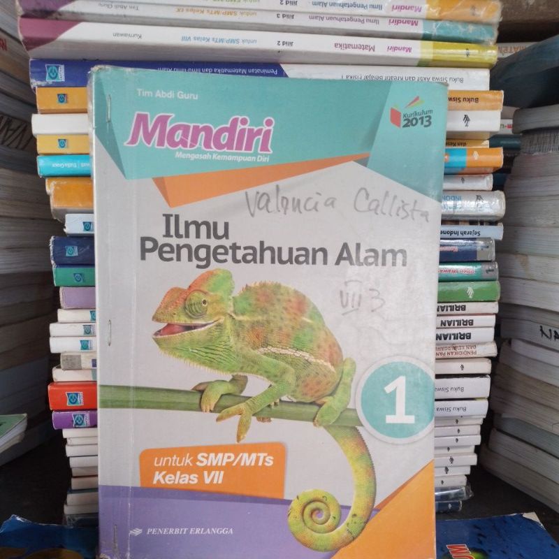 buku mandiri IPA untuk SMP kelas 7 penerbit Erlangga Erlangga