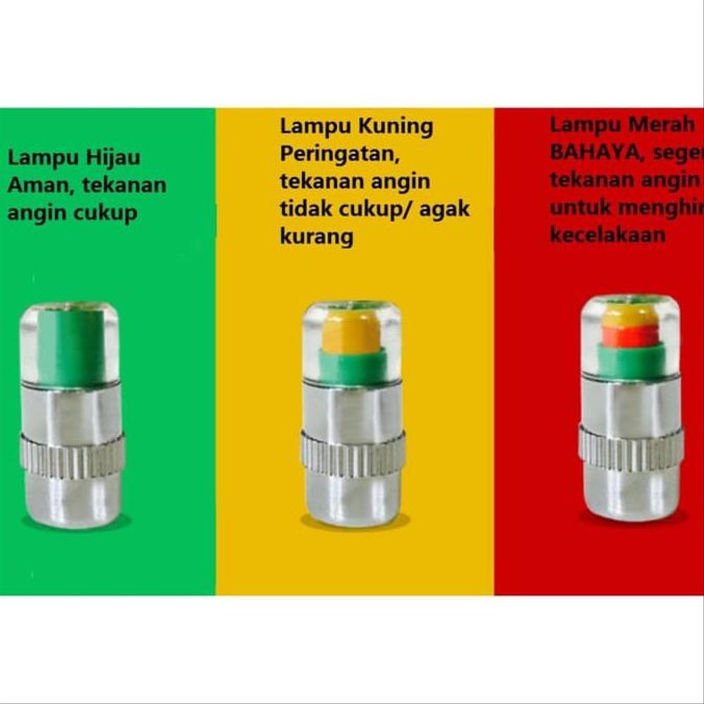 [GRADE A+] Tutup Pentil Ban Mobil / Motor Indikator Tekanan Angin