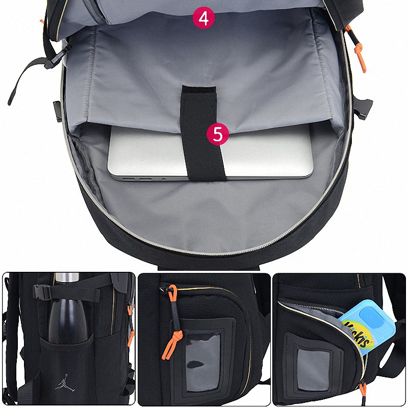 Highland Tas Ransel Canvas Pria / Wanita Premium Backpack Kanvas Tas Sekolah Kuliah IMPORT TFK04