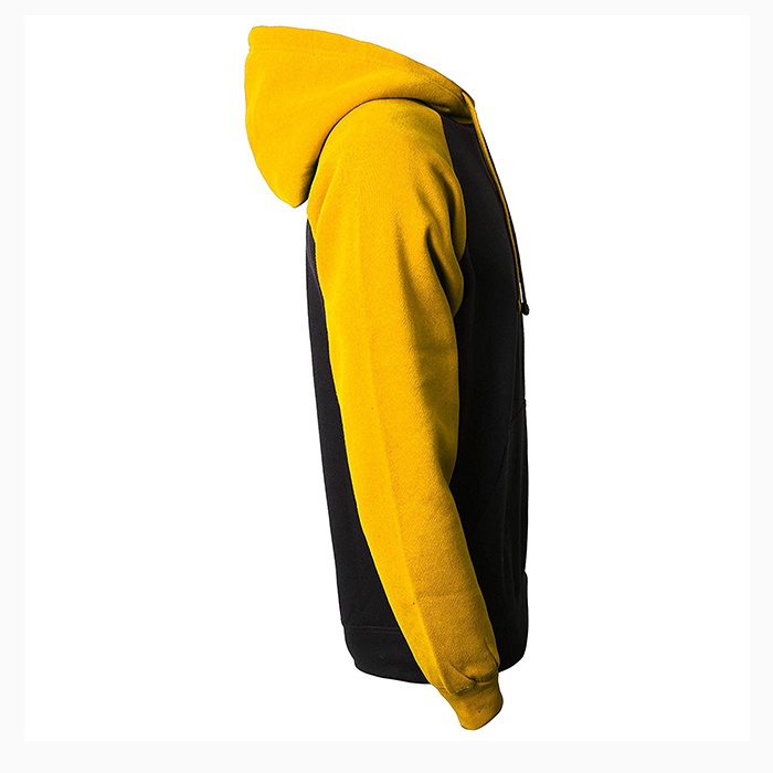 Jaket Polos Big Size Hitam Kuning M L XXL XXXL XXXXL XXXXXL Raglan Sleeve Jacket Oversize BLACK YELOW