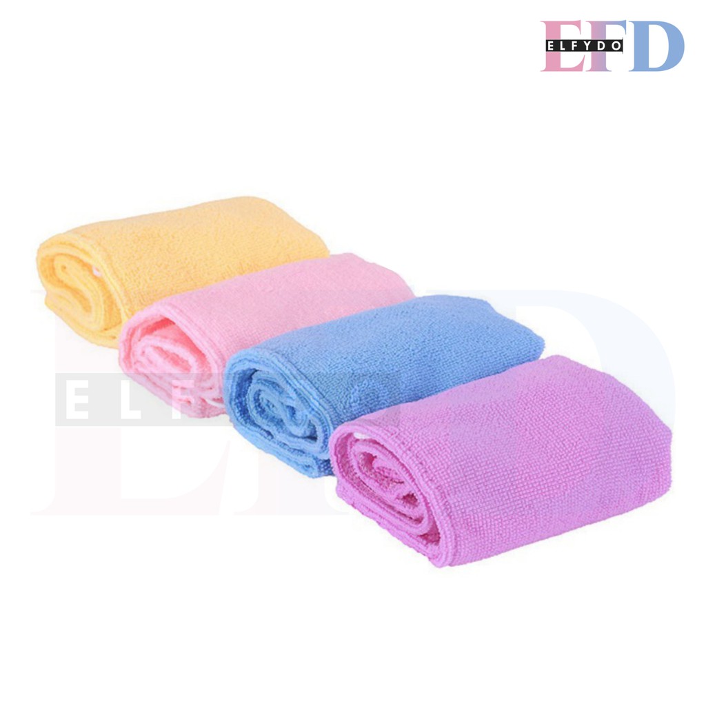 ELFYDO HL0081 Handuk Bandana Pengering Rambut Wanita Headband Towel Microfiber Polos