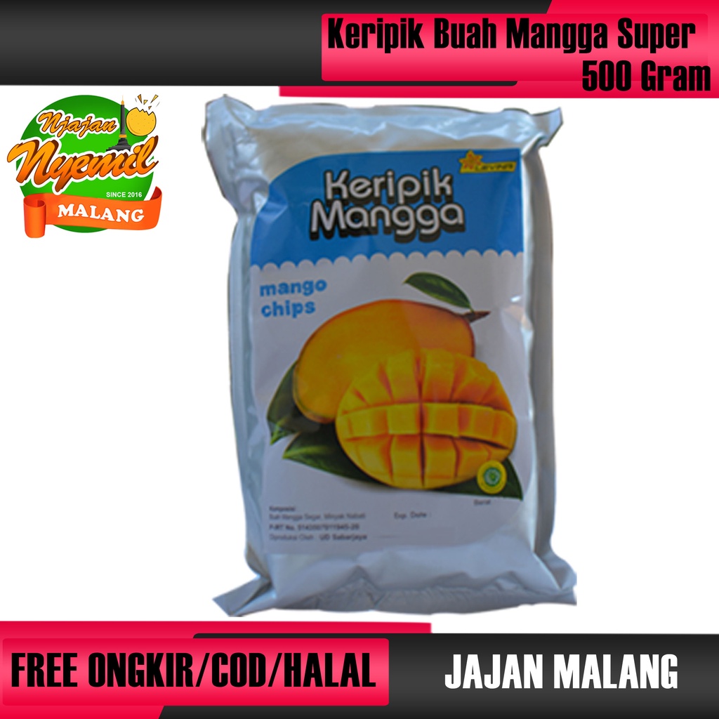 

KERIPIK BUAH MANGGA KEMASAN 500 GRAM