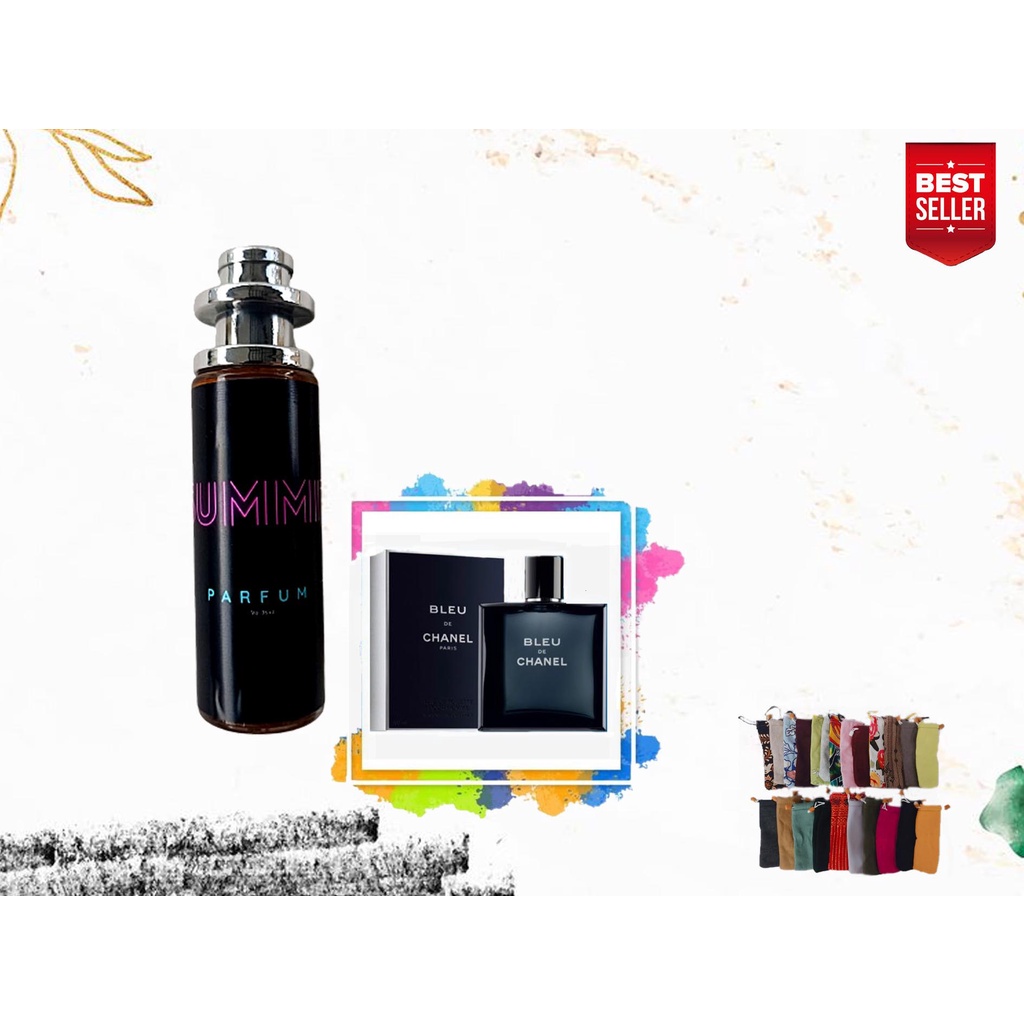 (BOTOL CATUR) PARFUM PREMIUM UNISEX BLUE CHANEL BEST SELLER - PARFUM UNISEX - 35ml - by SUMMIT PARFU