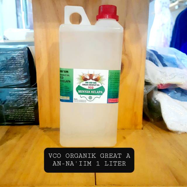 

DIET KETO VCO ORGANIK GREAT A 1 LITER ,VIRGIN COCONUT OIL / MINYAK KELAPA MURNI