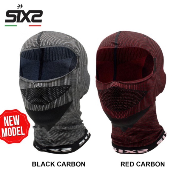 Jual Balaclava Full Six2 DBX Red Carbon Murah