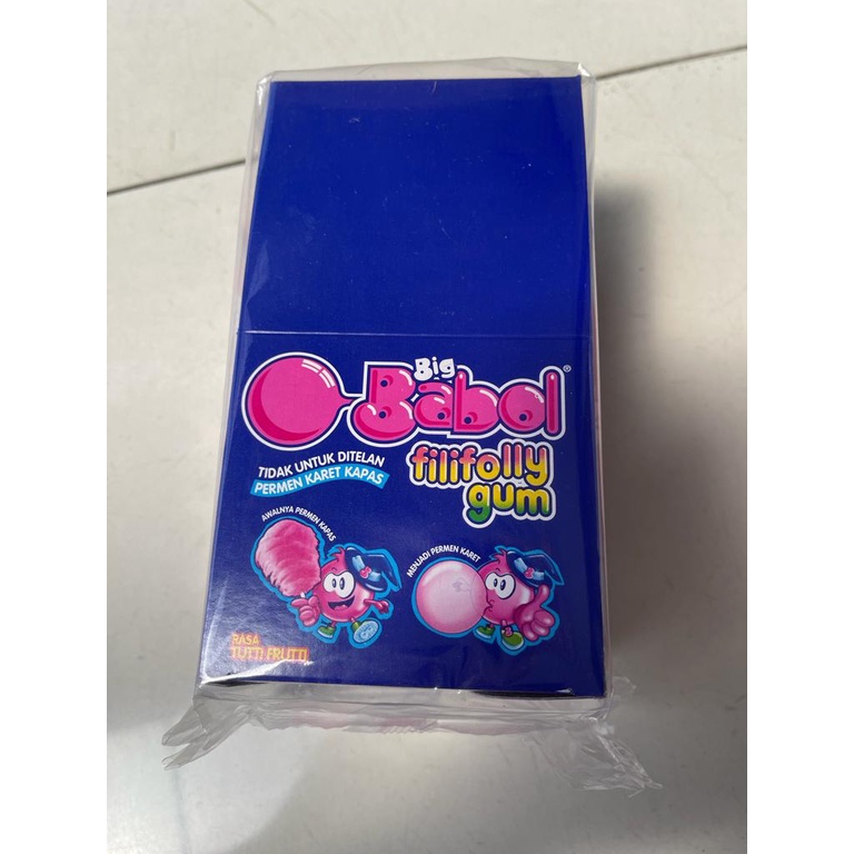 Big Babol Filifolly Fili Folly Gum Permen Karet kapas Kembang Gula