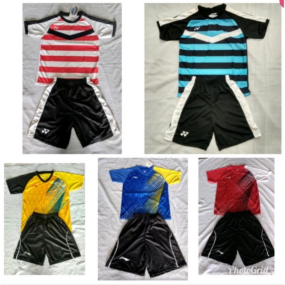 Murah  BAJU BADMINTON ANAK STELAN LINING