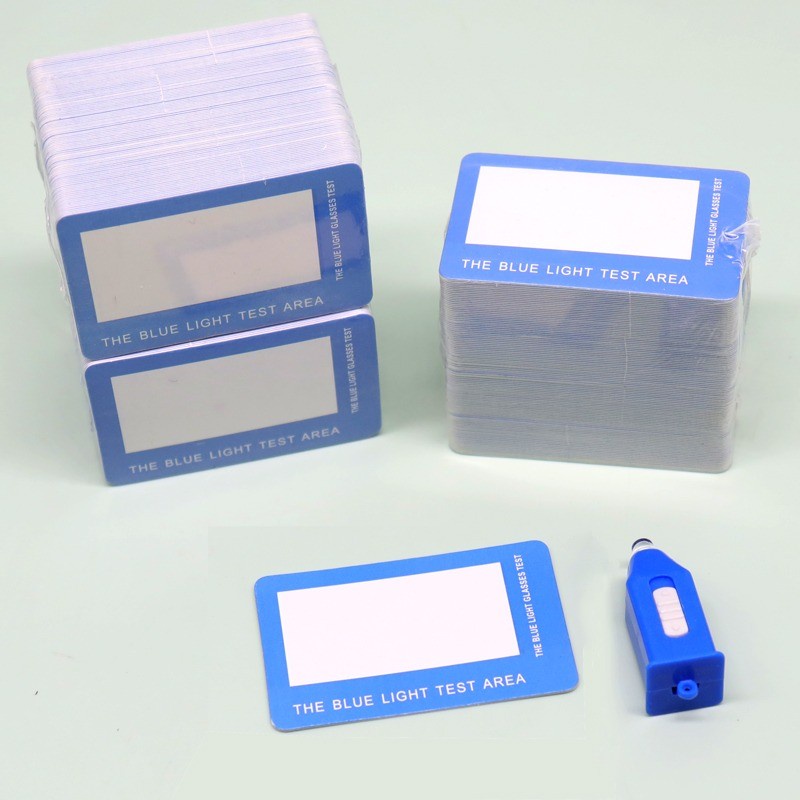 Senter dan Kartu Tes Kacamata / Blue light torch and Card test