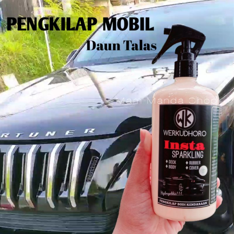 Pengkilap Body Mobil Warna Hitam Putih Merah Silver Metalic / Pengkilap Efek Daun Talas / Perawatan Exterior Mobil