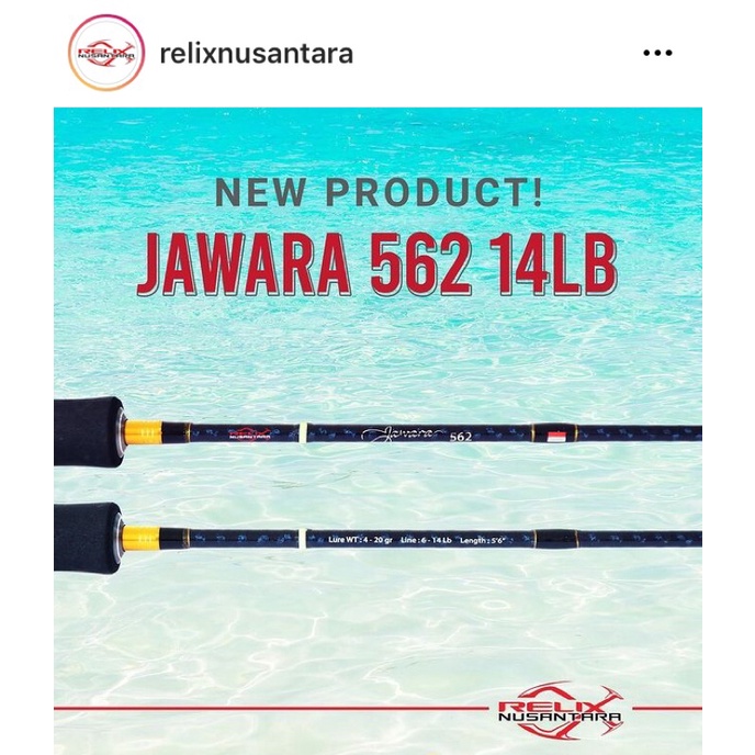 Joran jawara 562 14Lb Relix Nusantara