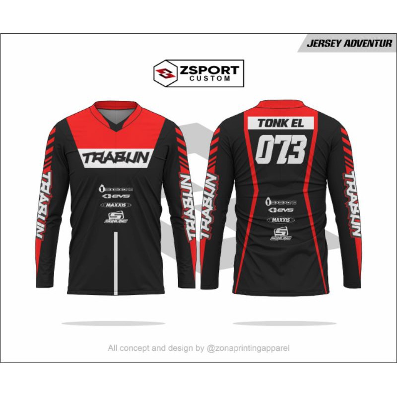 Jersey Kaos Trabas Custom Design