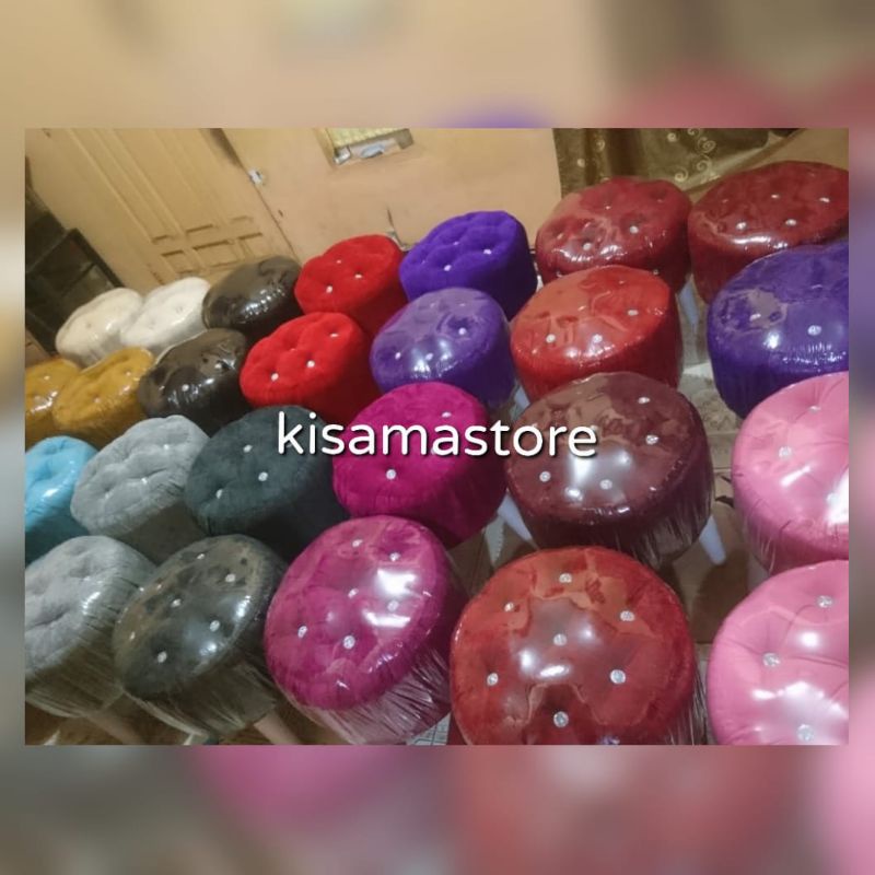 Sofa Stool Bulat / Sofa bulat / Kursi Bulat / Stool