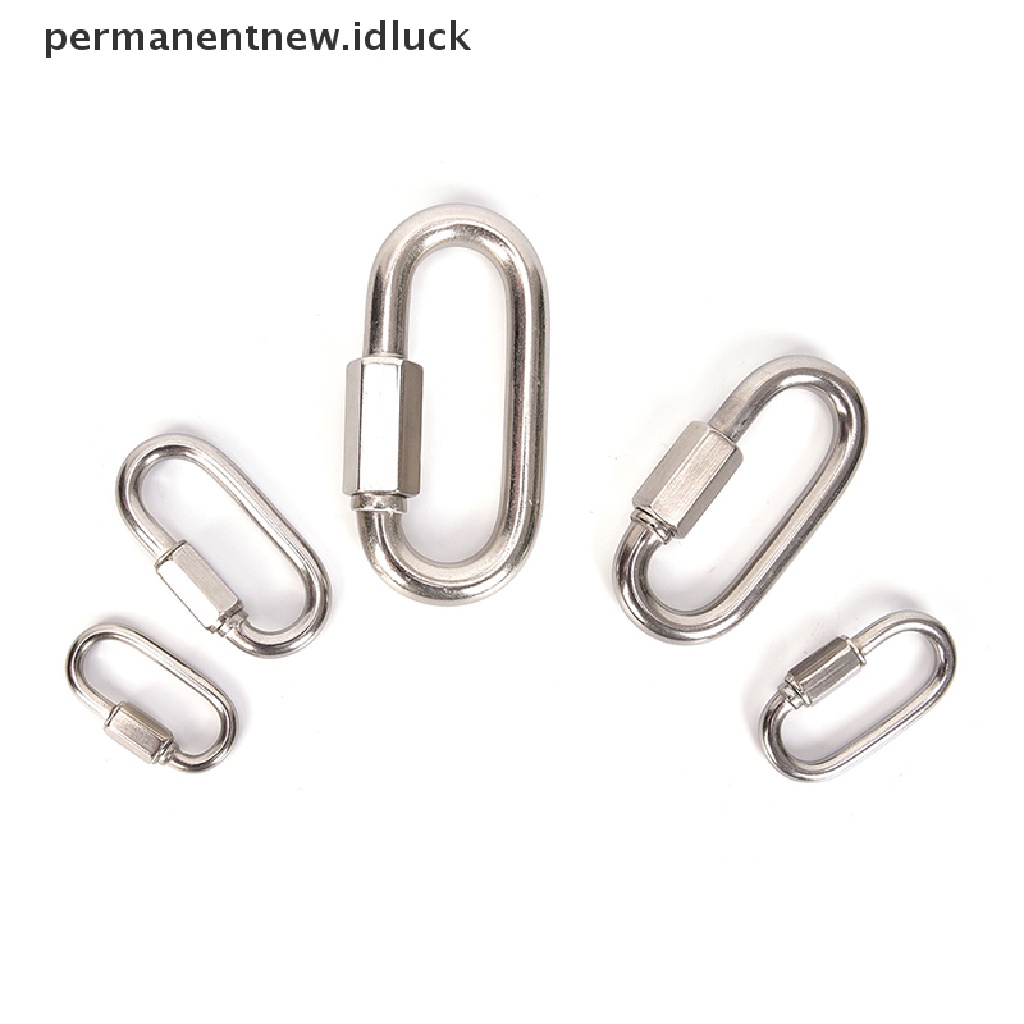 Carabiner Bahan Stainless Steel Untuk Panjat Tebing