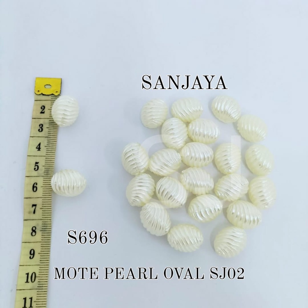 MOTE PEARL / MANIK OVAL AKRILIK / MANIK PEARL OVAL / MOTE PEARL OVAL S696 SJ02