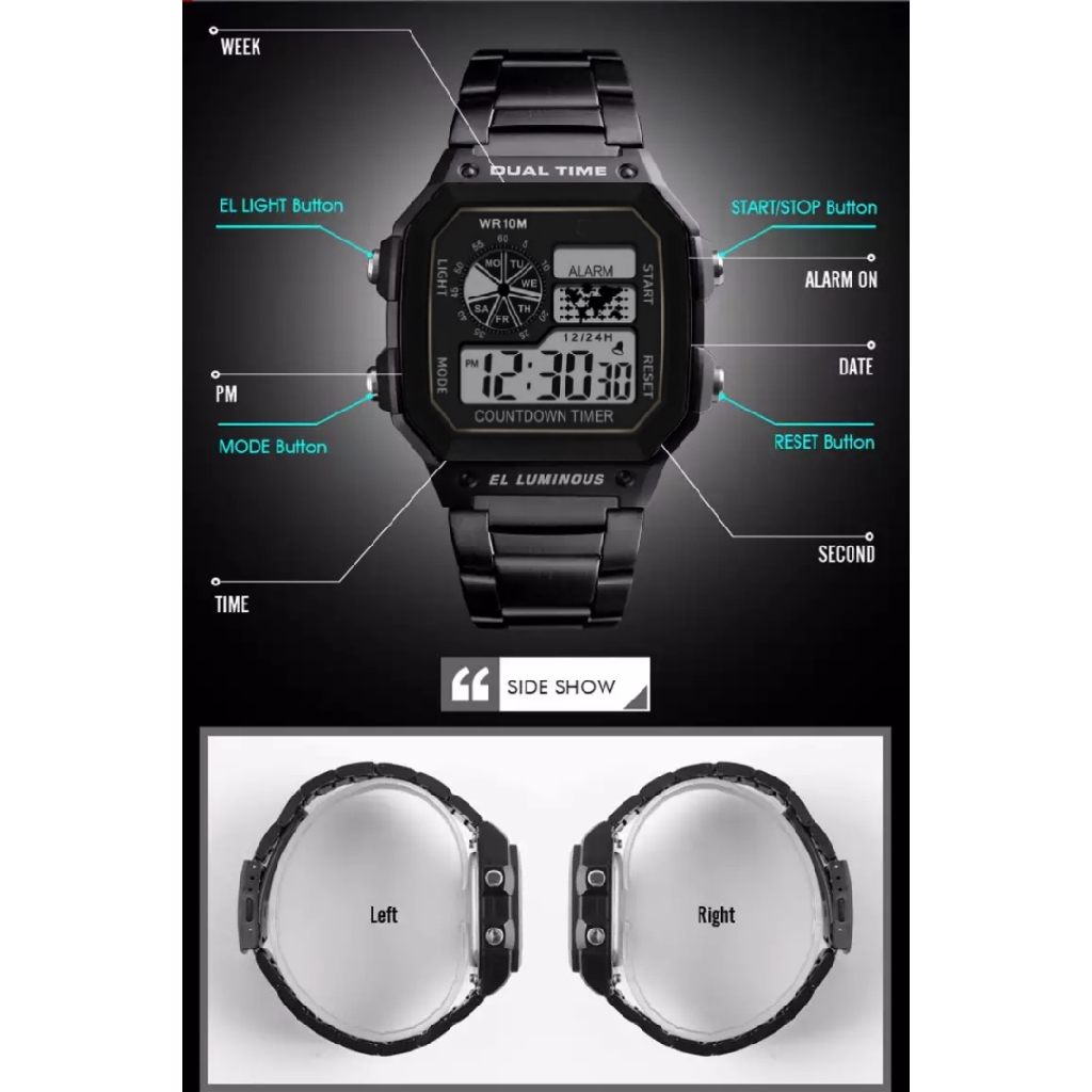 JAM TANGAN BEST SELLER RANTAI DIGITAL