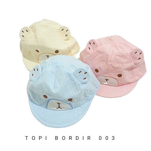 Topi Anak Karakter | Topi Bayi | Topi Anak Lucu | Topi Bordir | Topi Anak Unisex