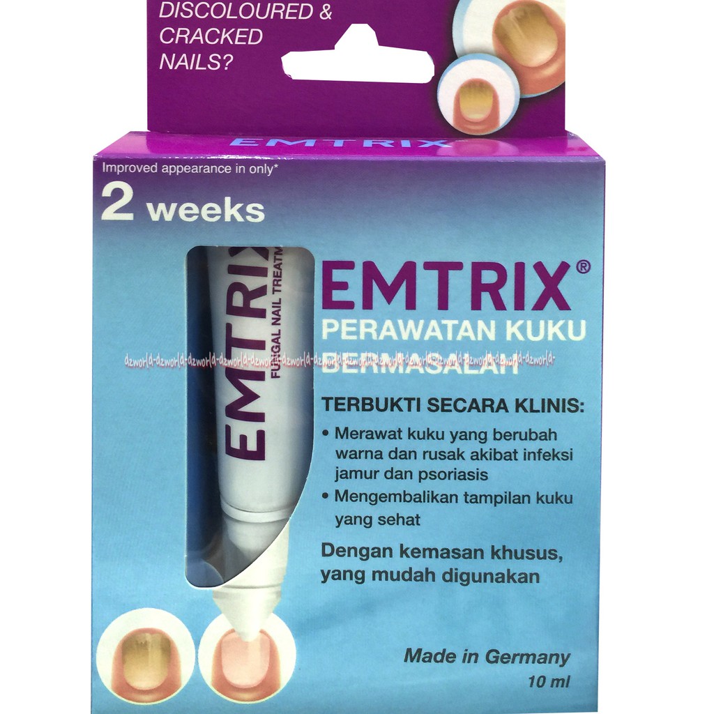 Emtrix Perawatan Kuku Rusak Berjamur Infeksi Bermasalah 10ml