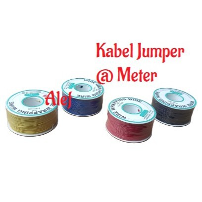 10Meter Kabel Jumper jalur komponen elektronik kawat wire wrapping