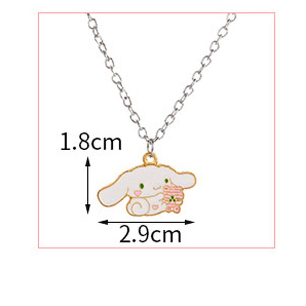 Agustina Cinnamoroll Anjing Lucu Kartun Gantung Liontin Ornamen Perhiasan Cherry Pendant