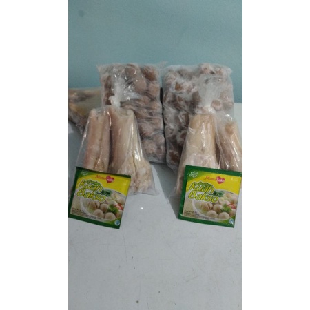 

Paket bakso plus tulang sumsum