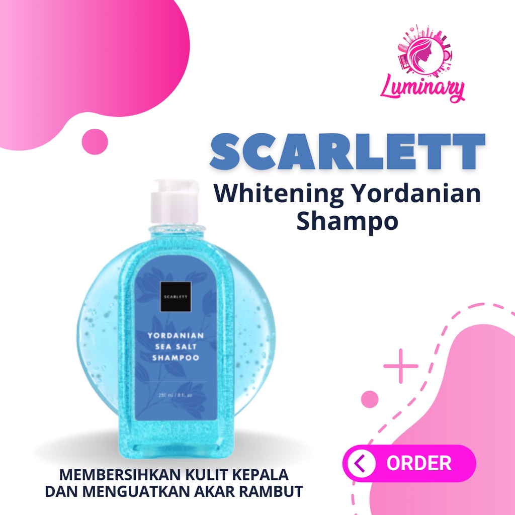 Scarlett Yordanian Sea Salt Shampoo Original BPOM