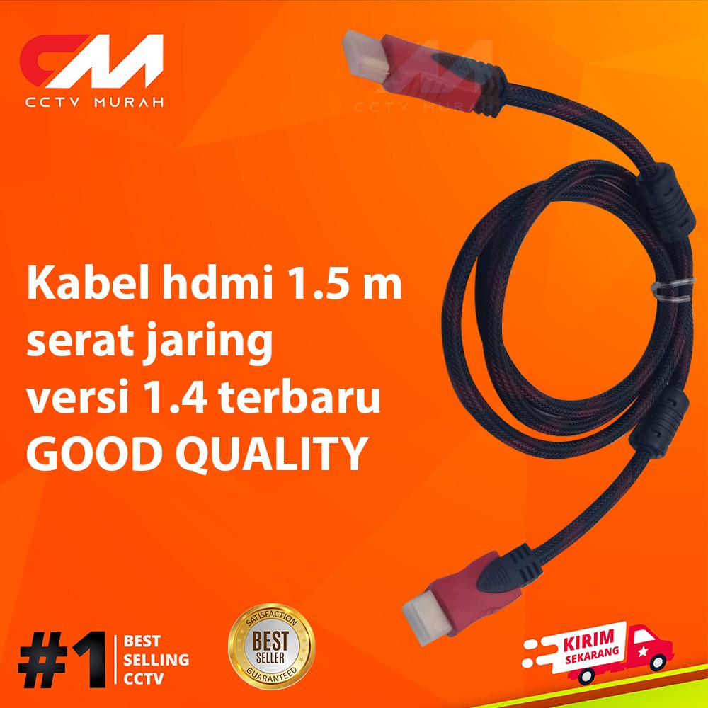 KABEL HDMI 1.5M SERAT JARING